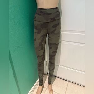lululemon athletica Green Camo Leggings